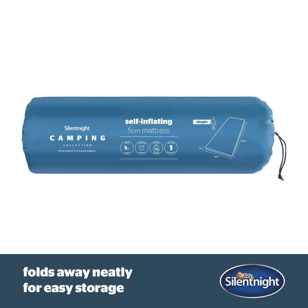 Silent night shop self inflating mat