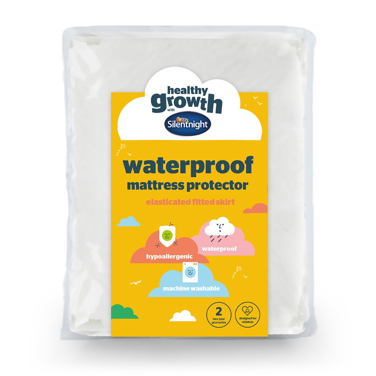 Silentnight Healthy Growth Waterproof Mattress Protector - Single>