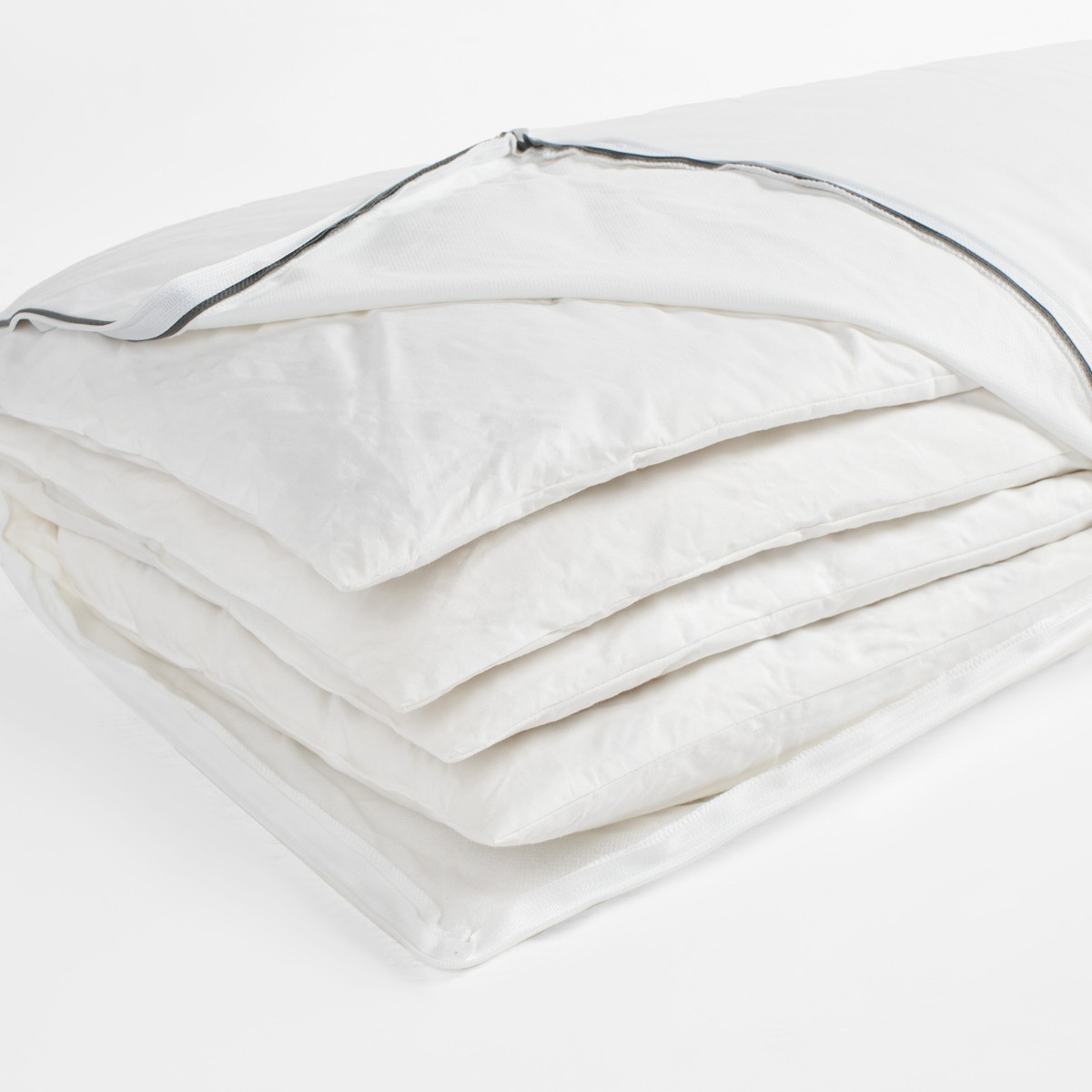 Bespoke Collection 4 In 1 Goose Feather Pillow, White - 1 Pack>