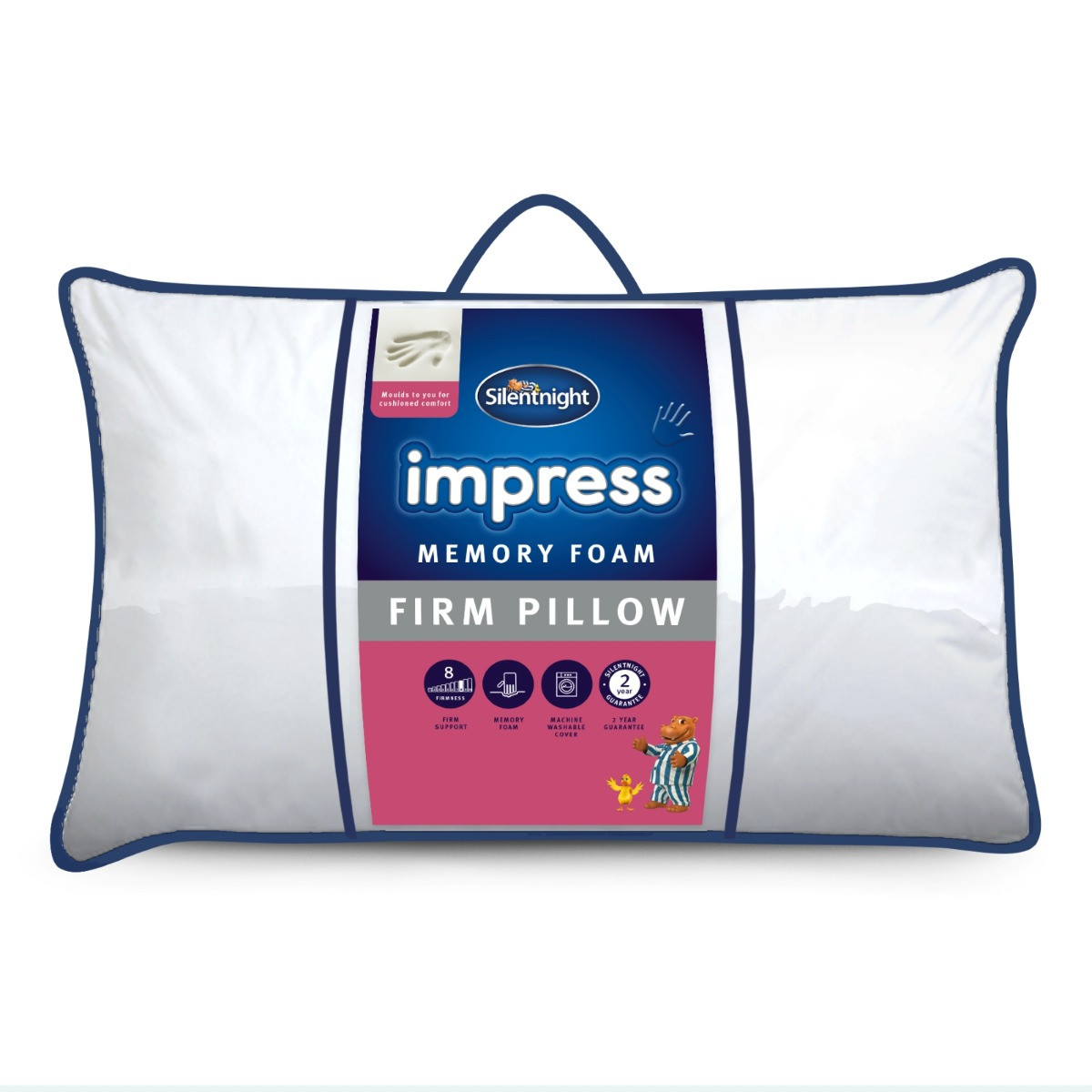 Silentnight Impress Memory Foam Deluxe Pillow - Firm>