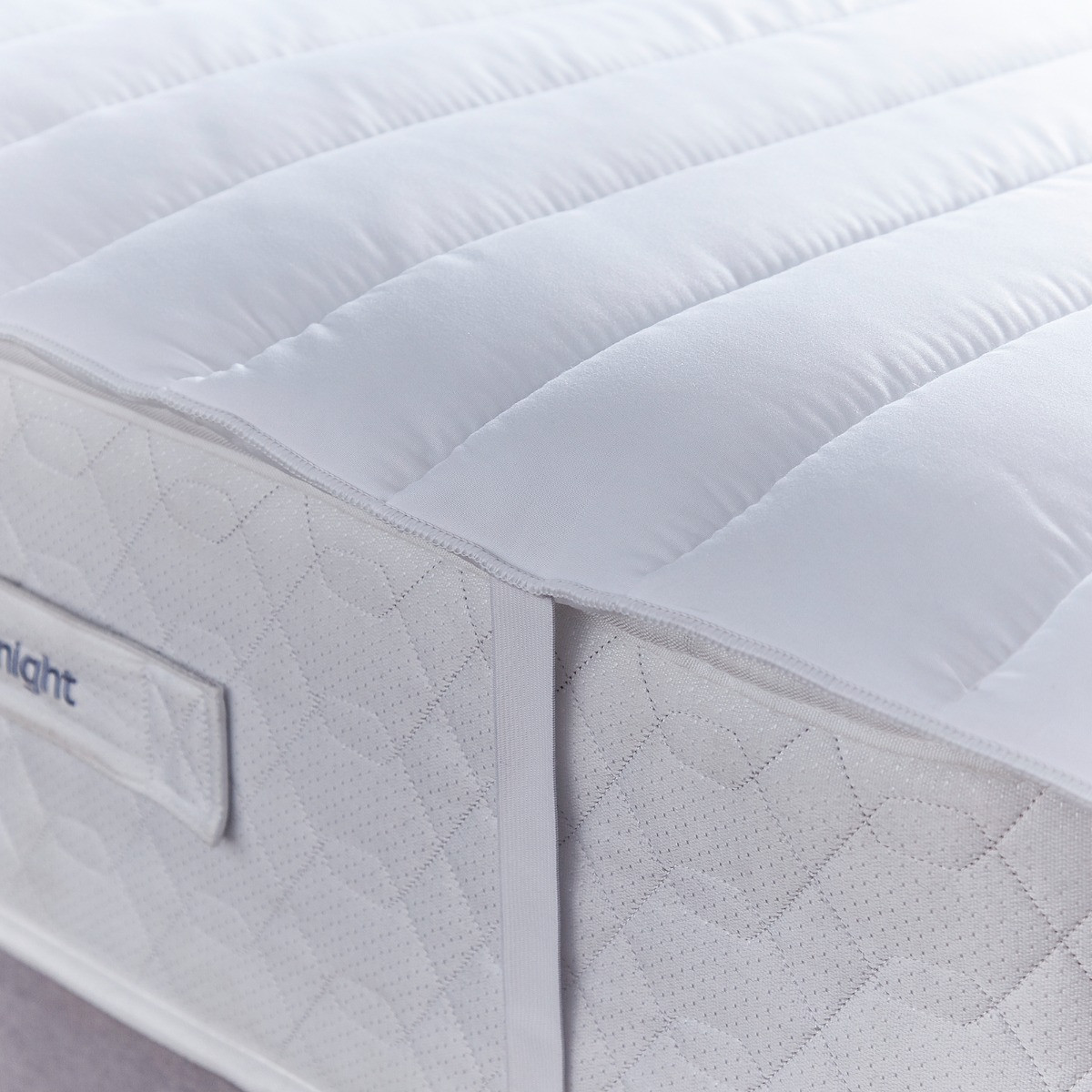 OHS Soft Touch  Deep Fill Mattress Topper, White - Super King>