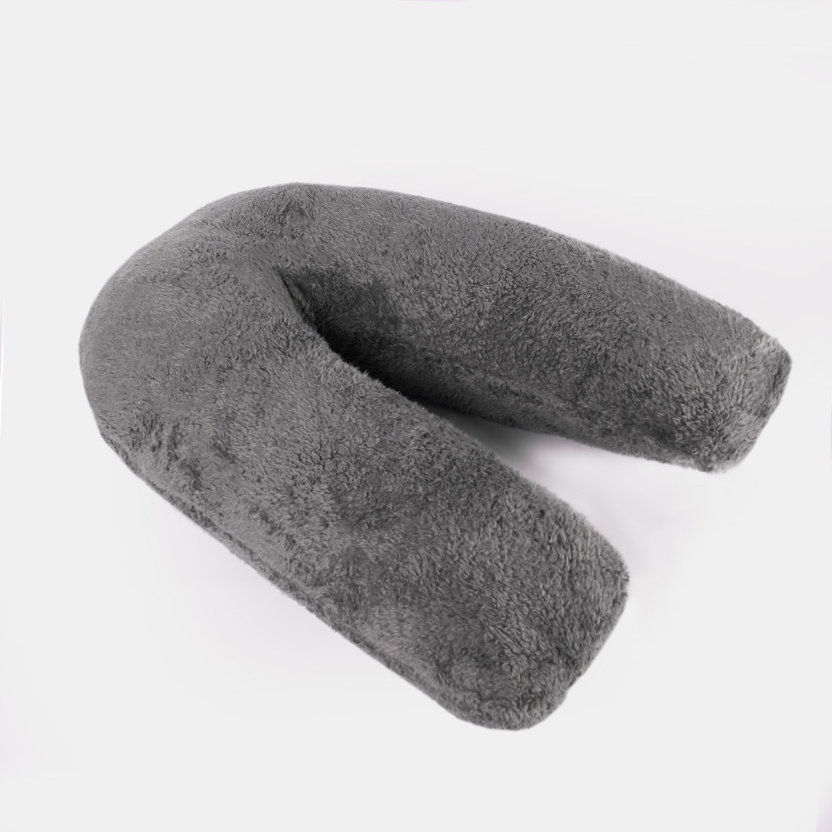 Teddy bear v shaped pillow sales grey