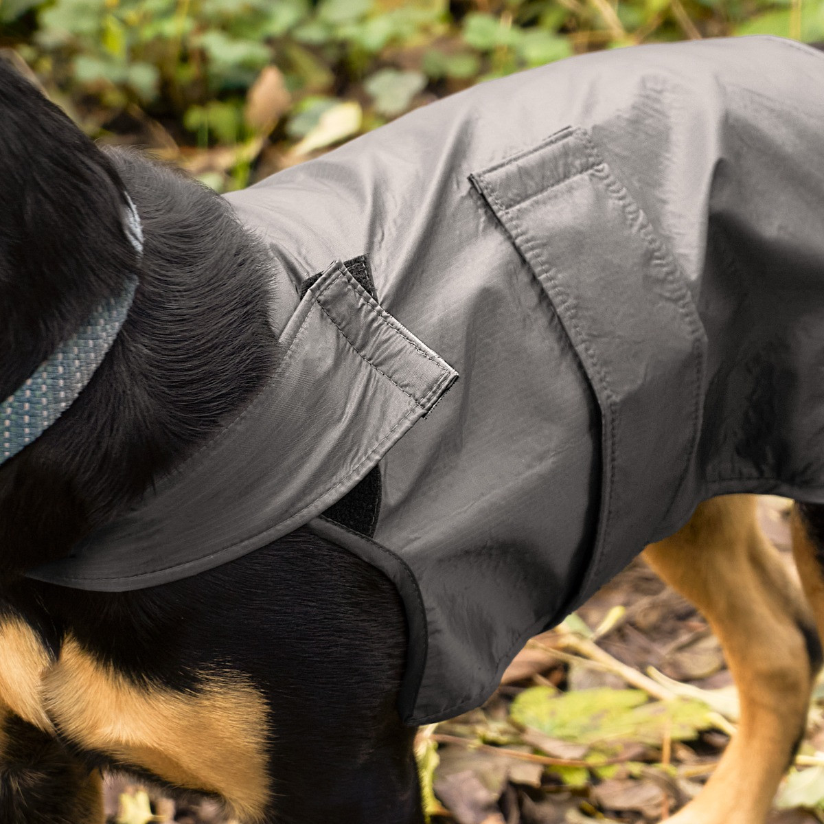 OHS Dog Water Resistant Jacket - Charcoal>