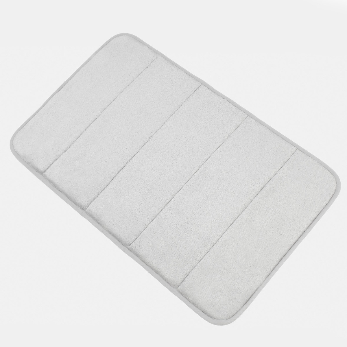 OHS Memory Foam Bath Mat - Silver>