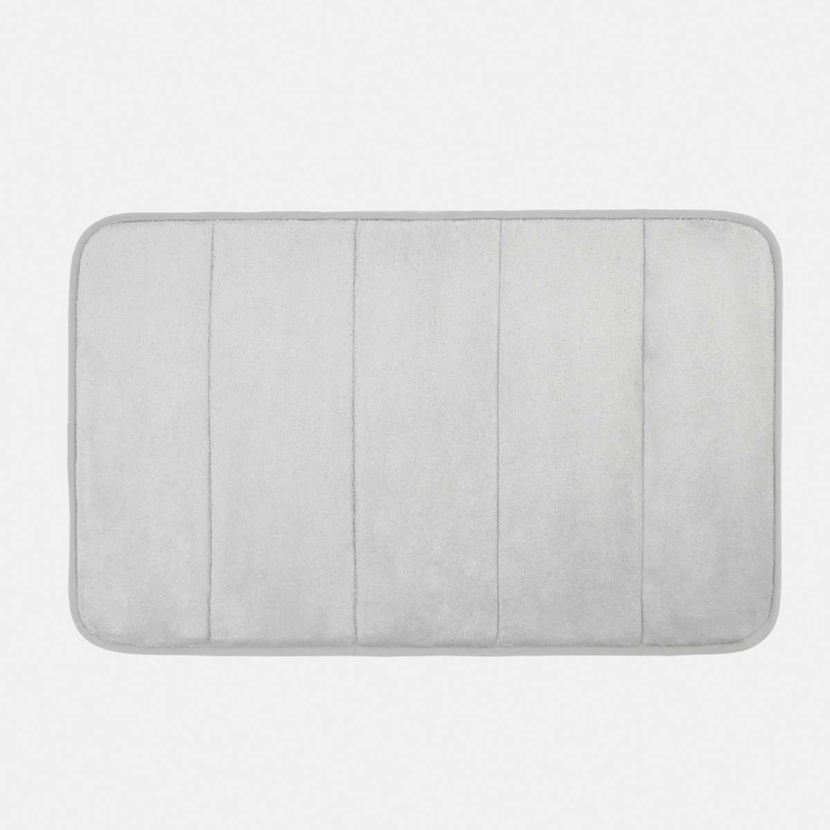 OHS Memory Foam Bath Mat - Silver>