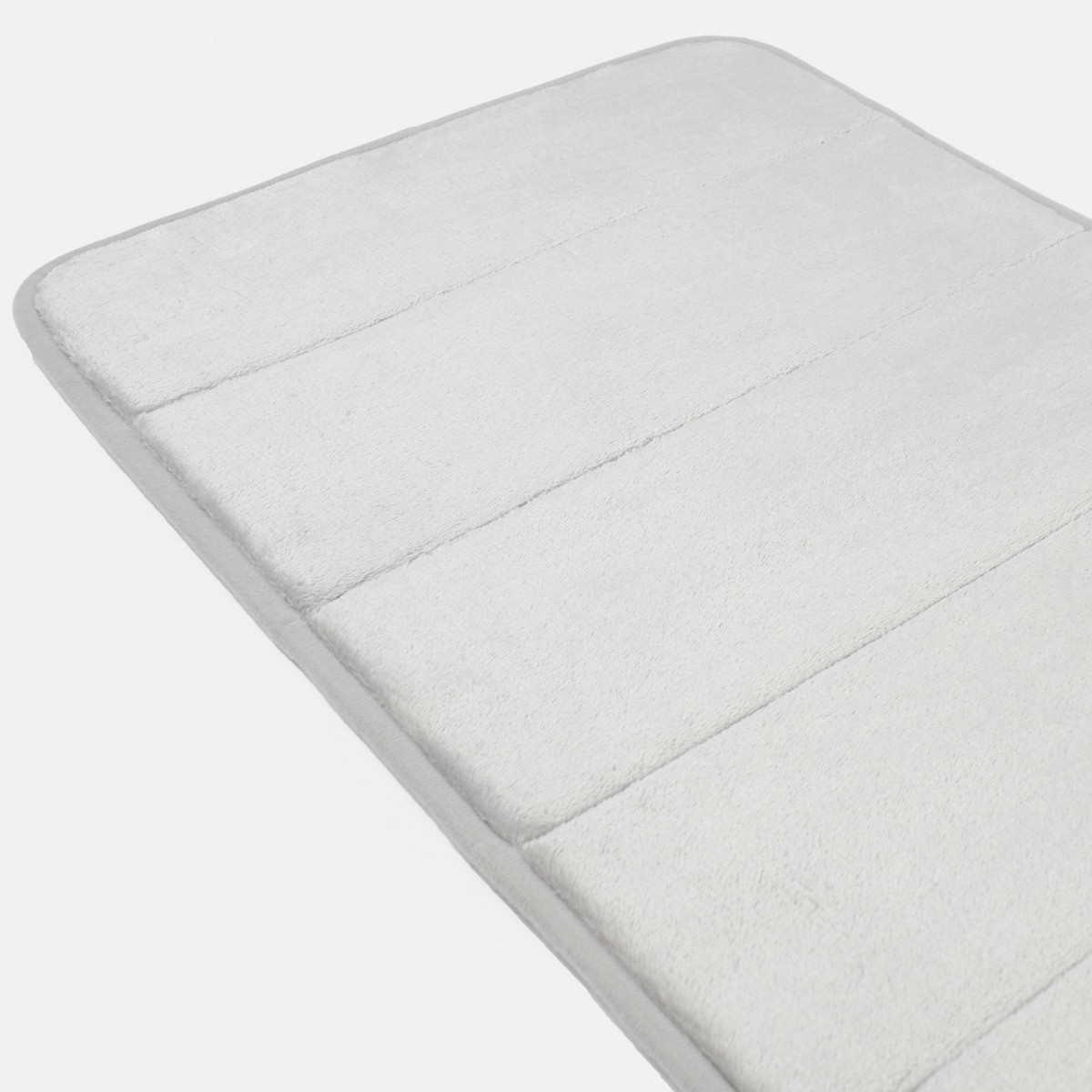 OHS Memory Foam Bath Mat - Silver>