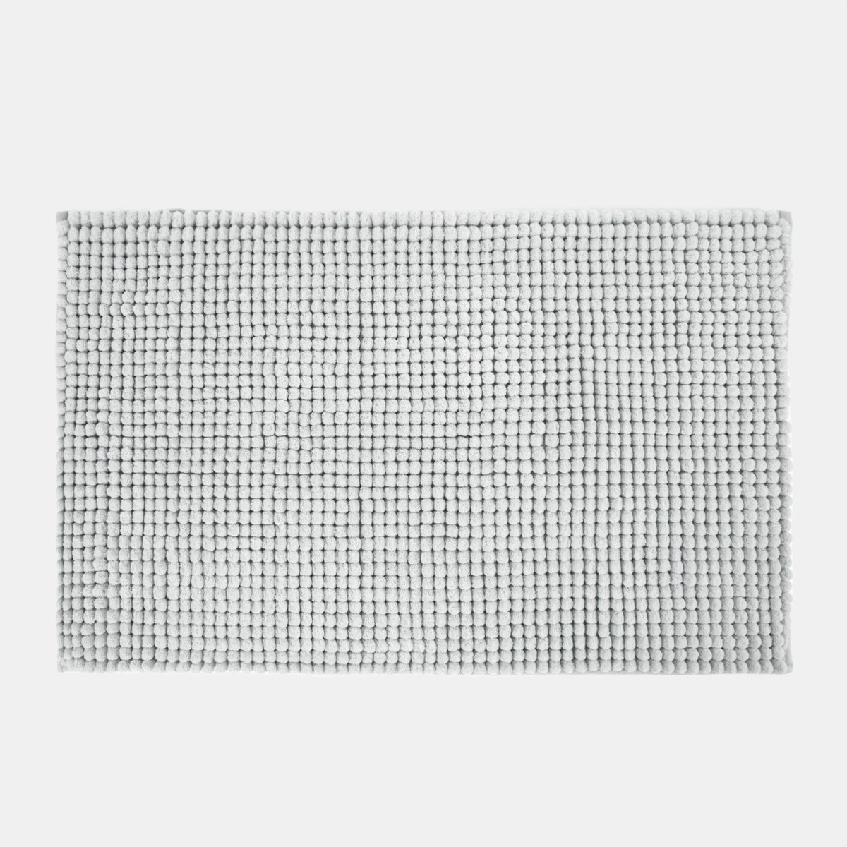 OHS Chunky Noodle Style Bath Mat, Silver - 45 x 75cm>