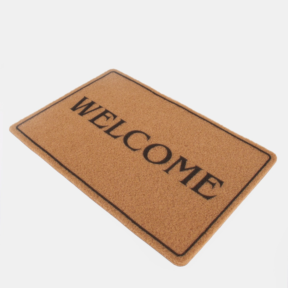 OHS Coir Look Welcome Doormat - Natural>