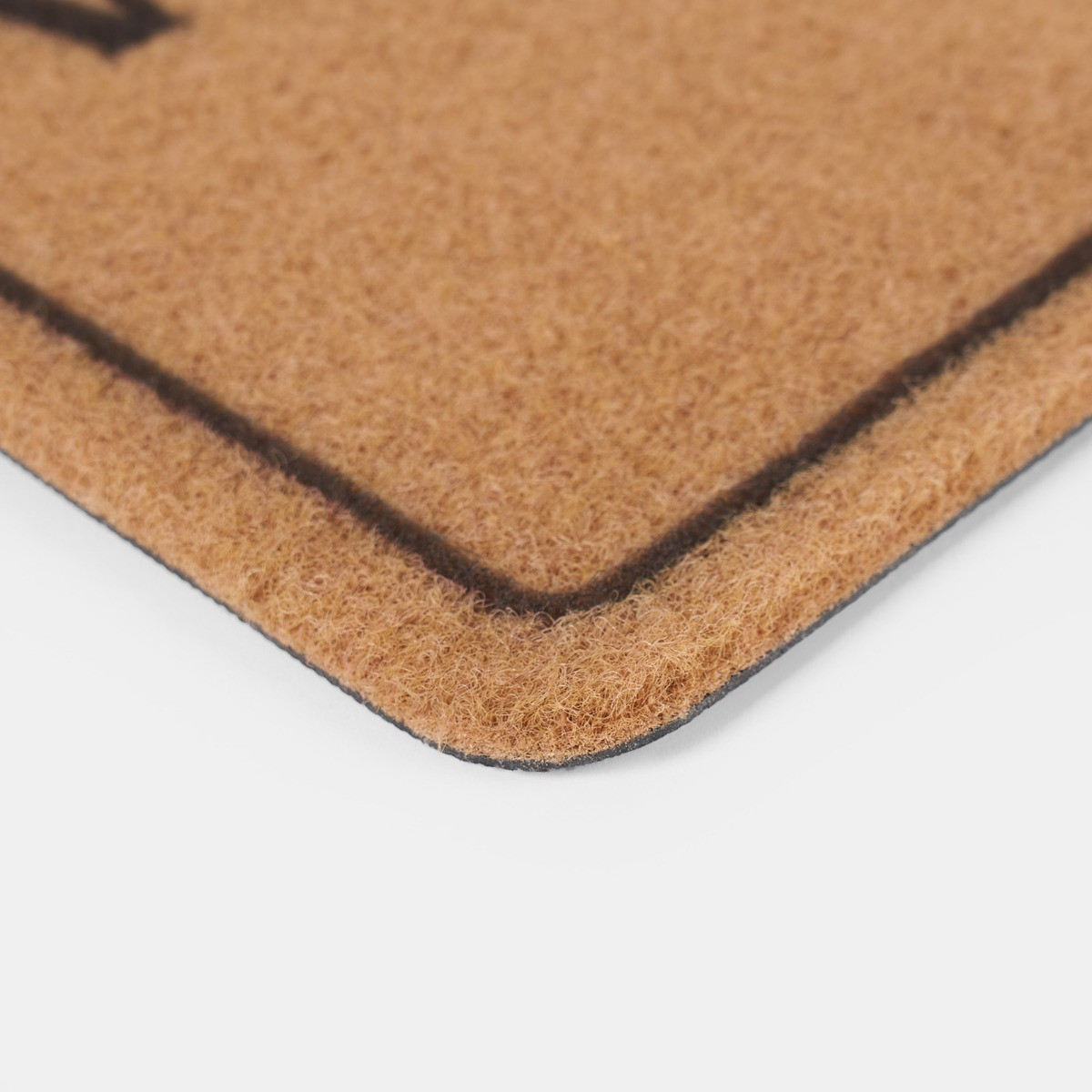 OHS Coir Look Welcome Doormat - Natural>