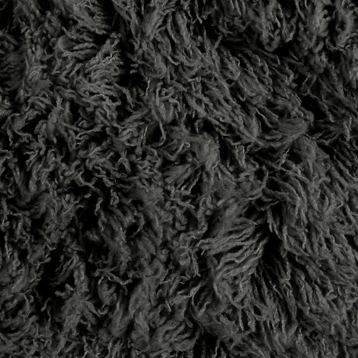 OHS Cosy Shaggy Rug - Charcoal>