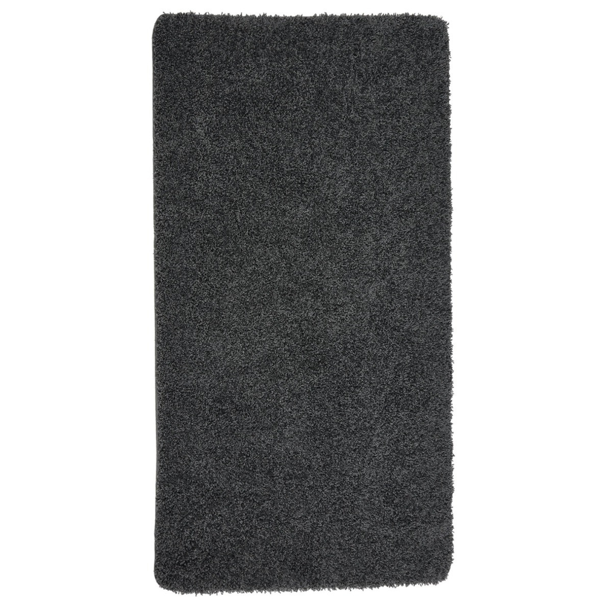 OHS Washable Shaggy Rug Runner - Charcoal>