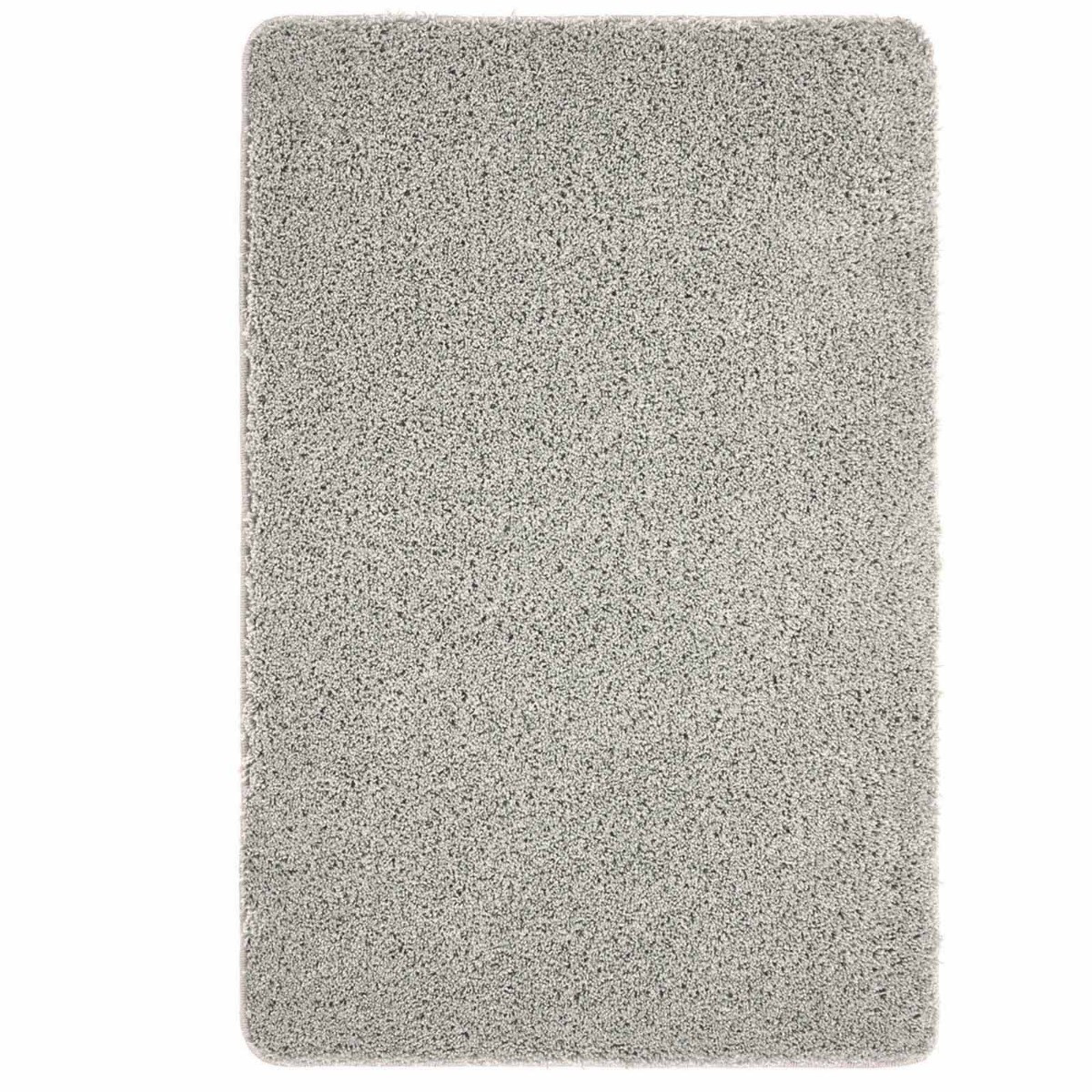 OHS Washable Shaggy Rug - Silver>