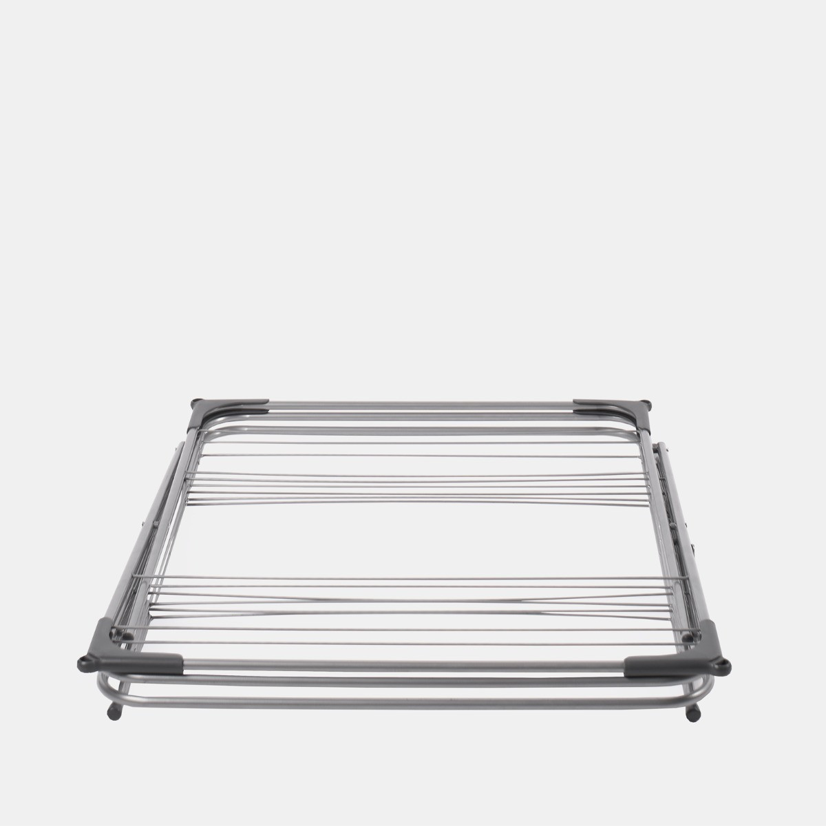 OHS 3 Tier Foldable Clothes Airer, Grey - 15M>