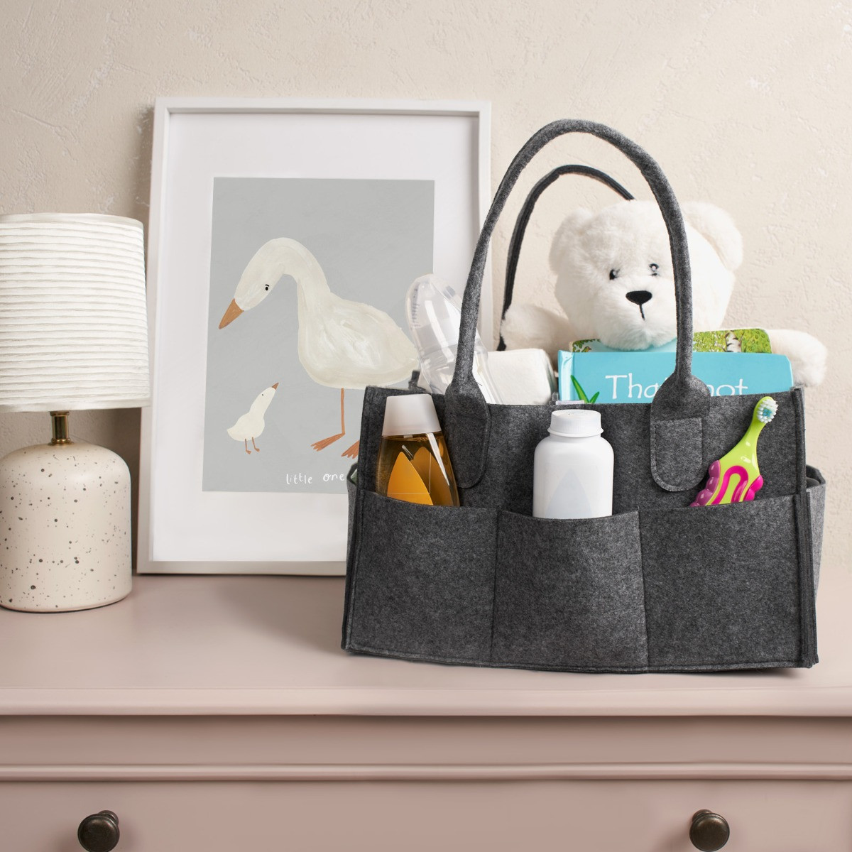 OHS Felt Storage Caddy - Charcoal>