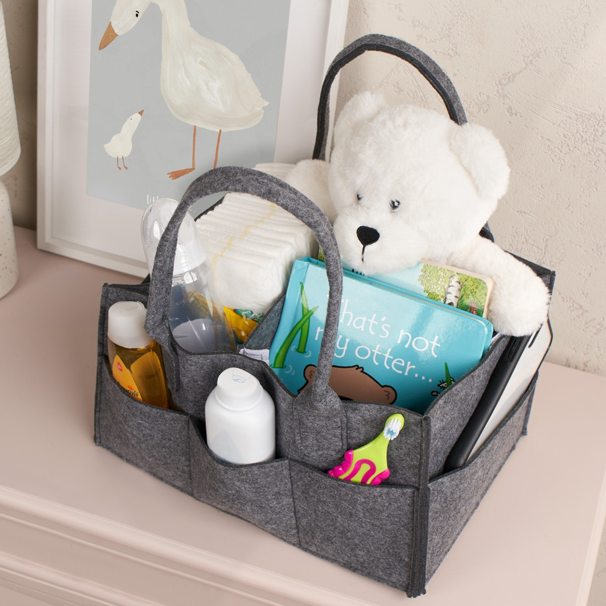 OHS Felt Storage Caddy - Charcoal>