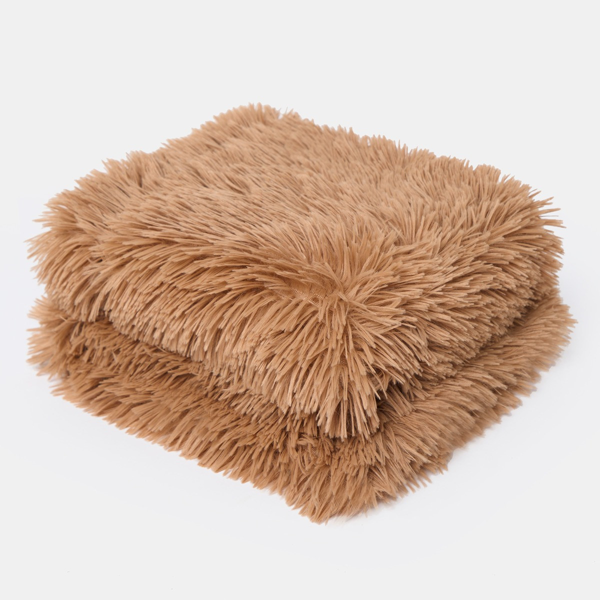 OHS Pet Calming Fluffy Throw - Beige>