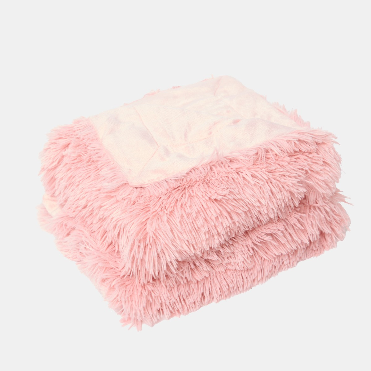 OHS Pet Calming Fluffy Throw - Blush>