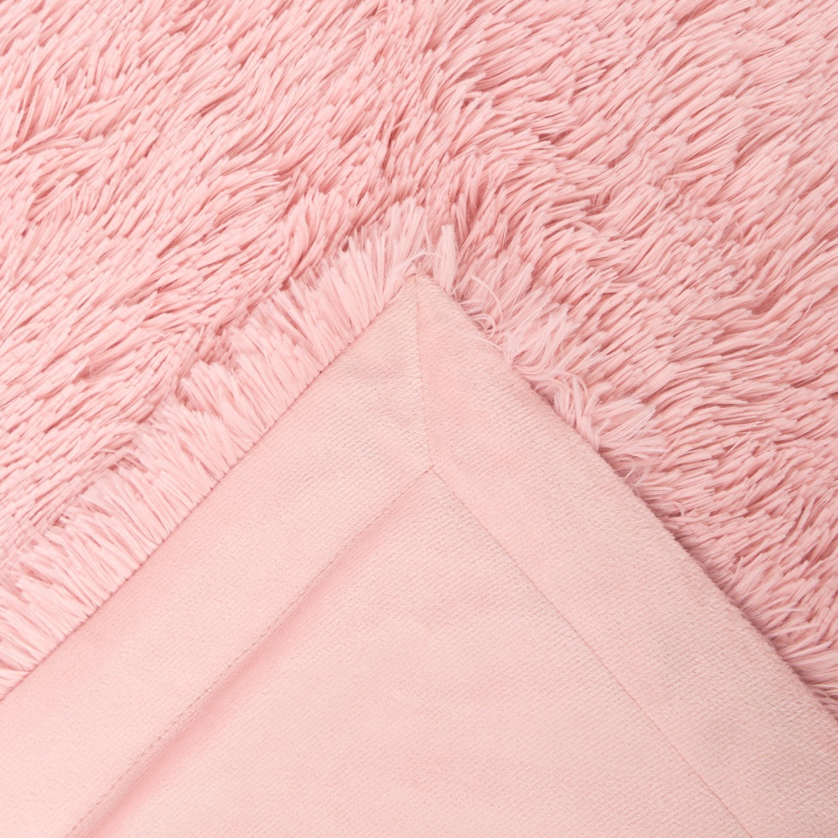 OHS Pet Calming Fluffy Throw - Blush>