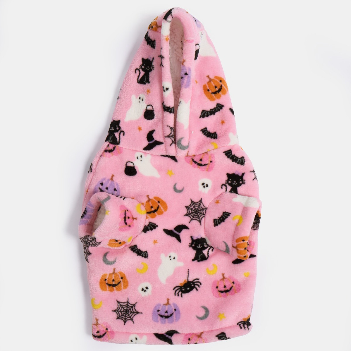 OHS Halloween Print Dog Hoodie, Blush - Small >