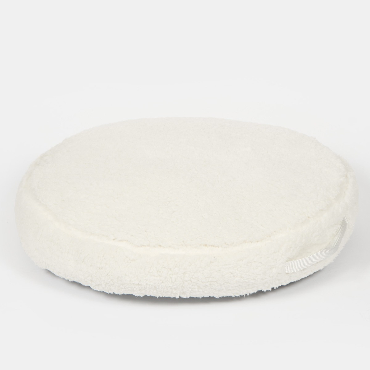 OHS Sherpa Round Pet Bed, Cream - Large>