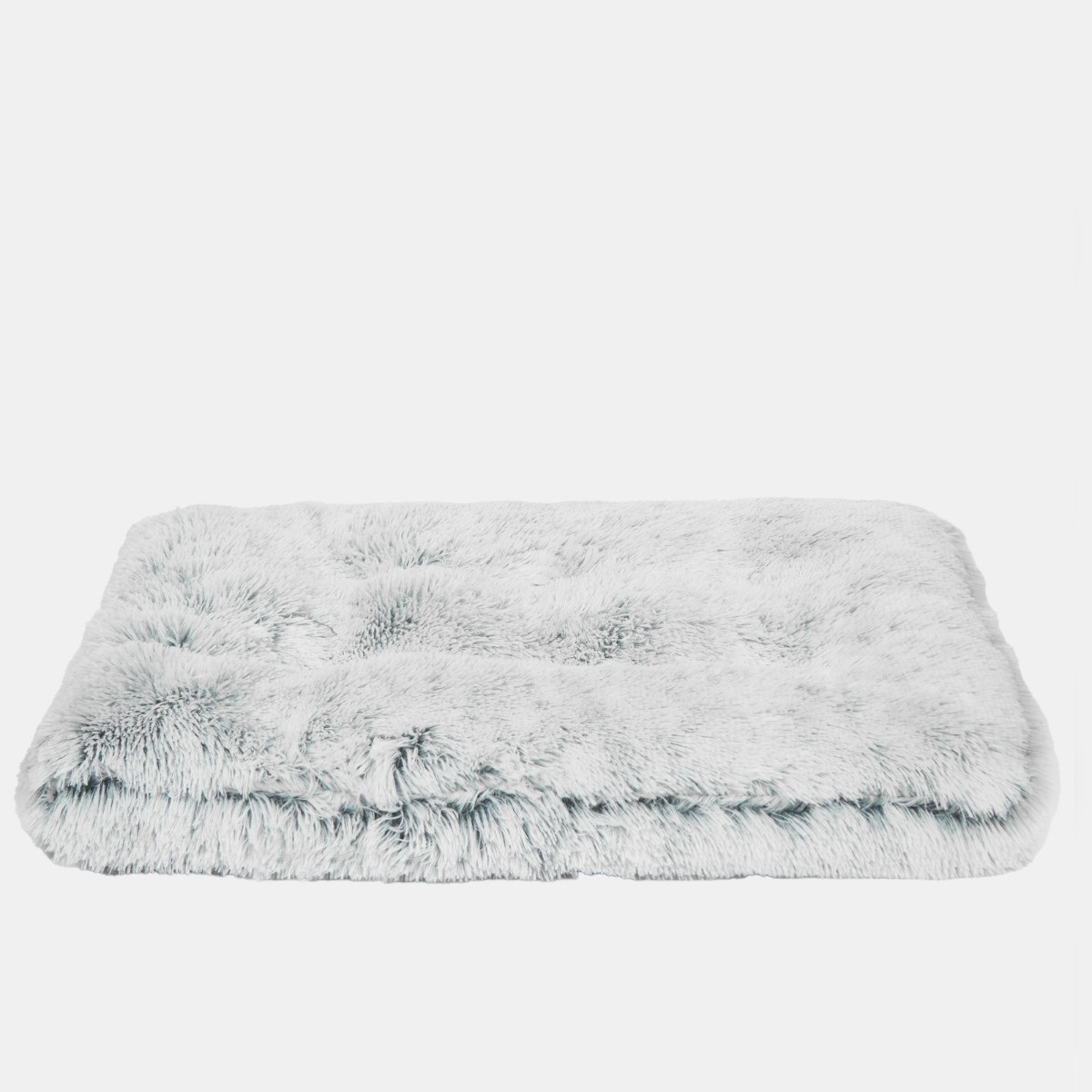 OHS Rectangular Fluffy Mat Pet Bed - Grey>