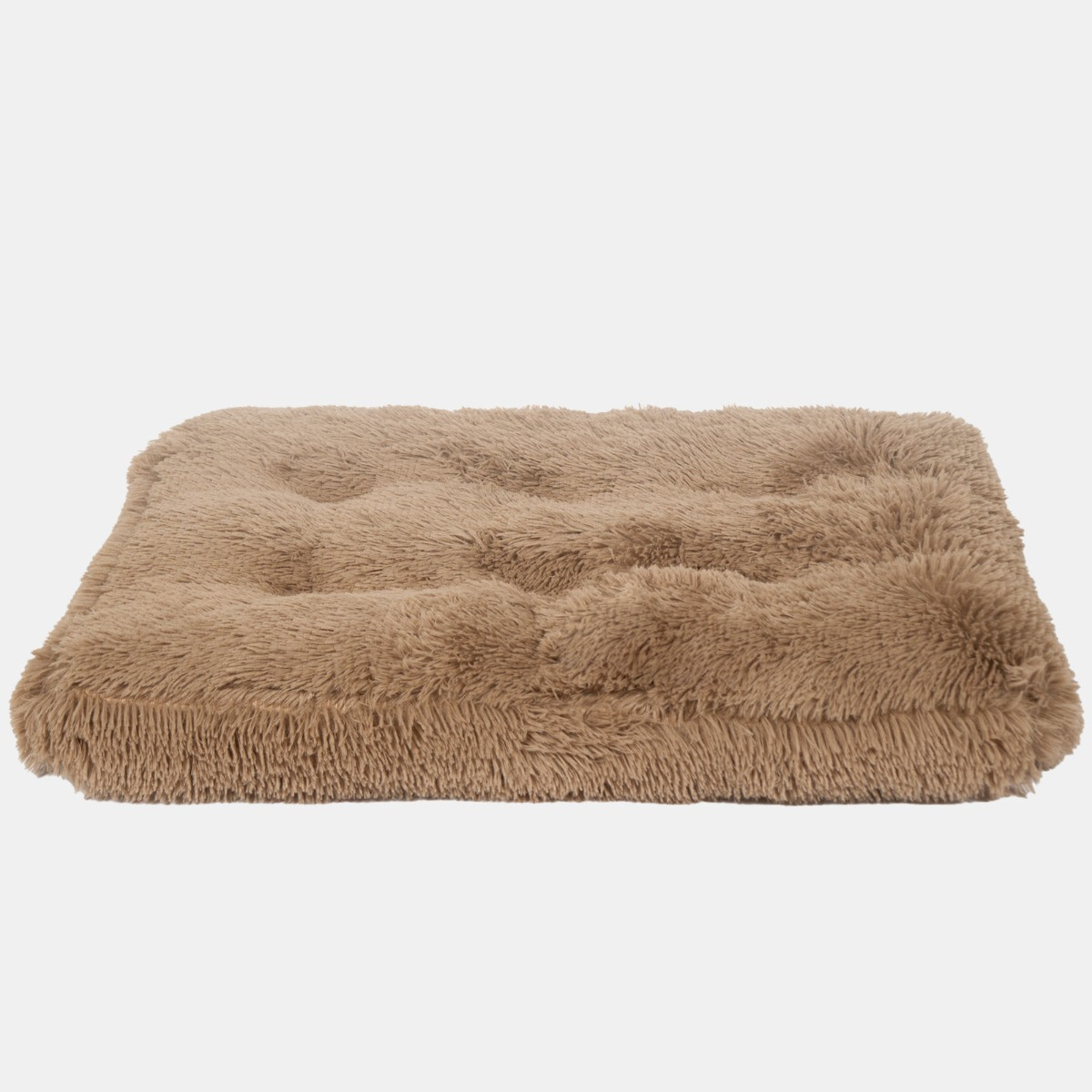 OHS Rectangular Fluffy Mat Pet Bed - Mink>