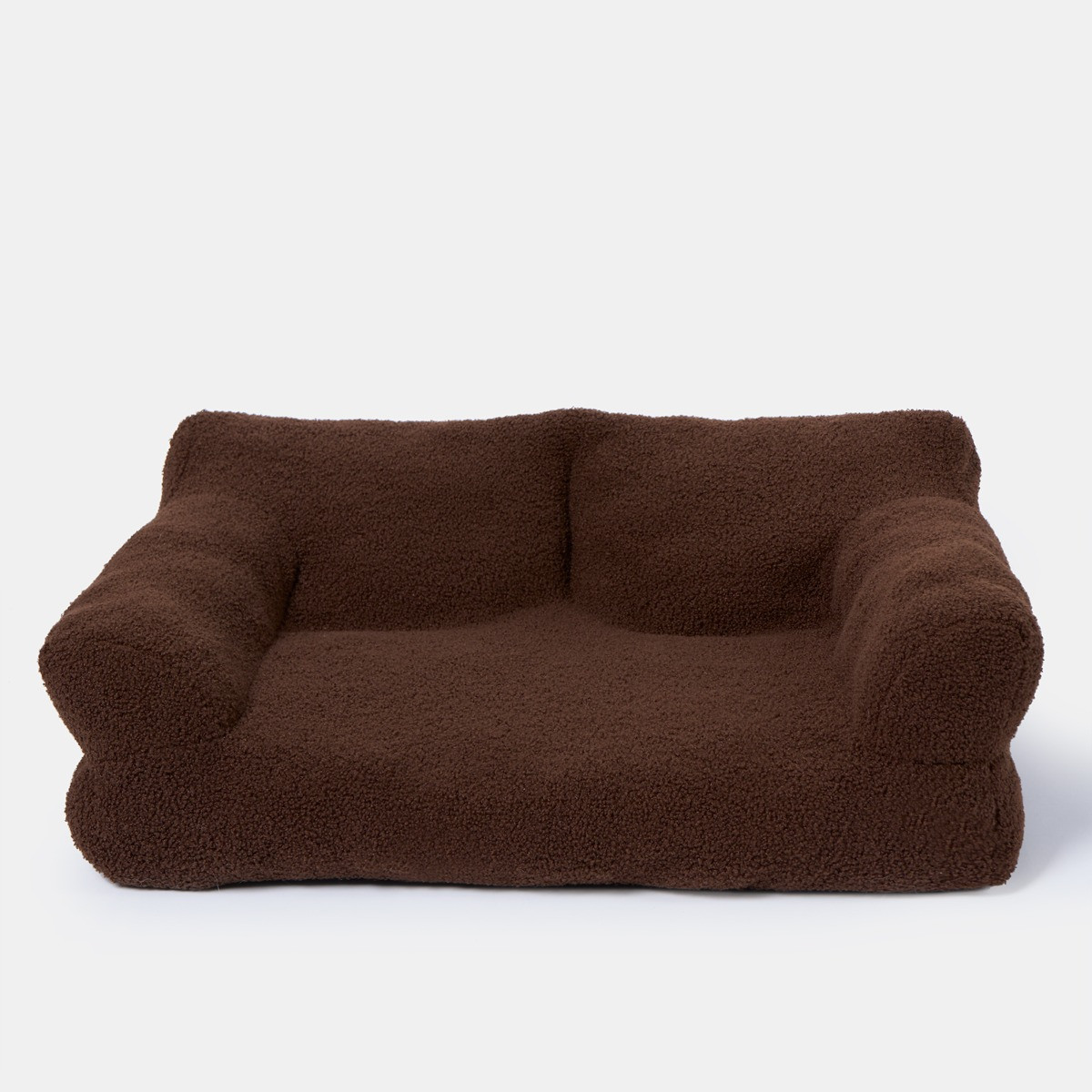 OHS Plush Pet Bed Sofa, Chocolate - Medium >