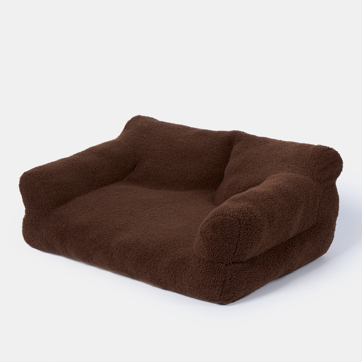 OHS Plush Pet Bed Sofa, Chocolate - Medium >