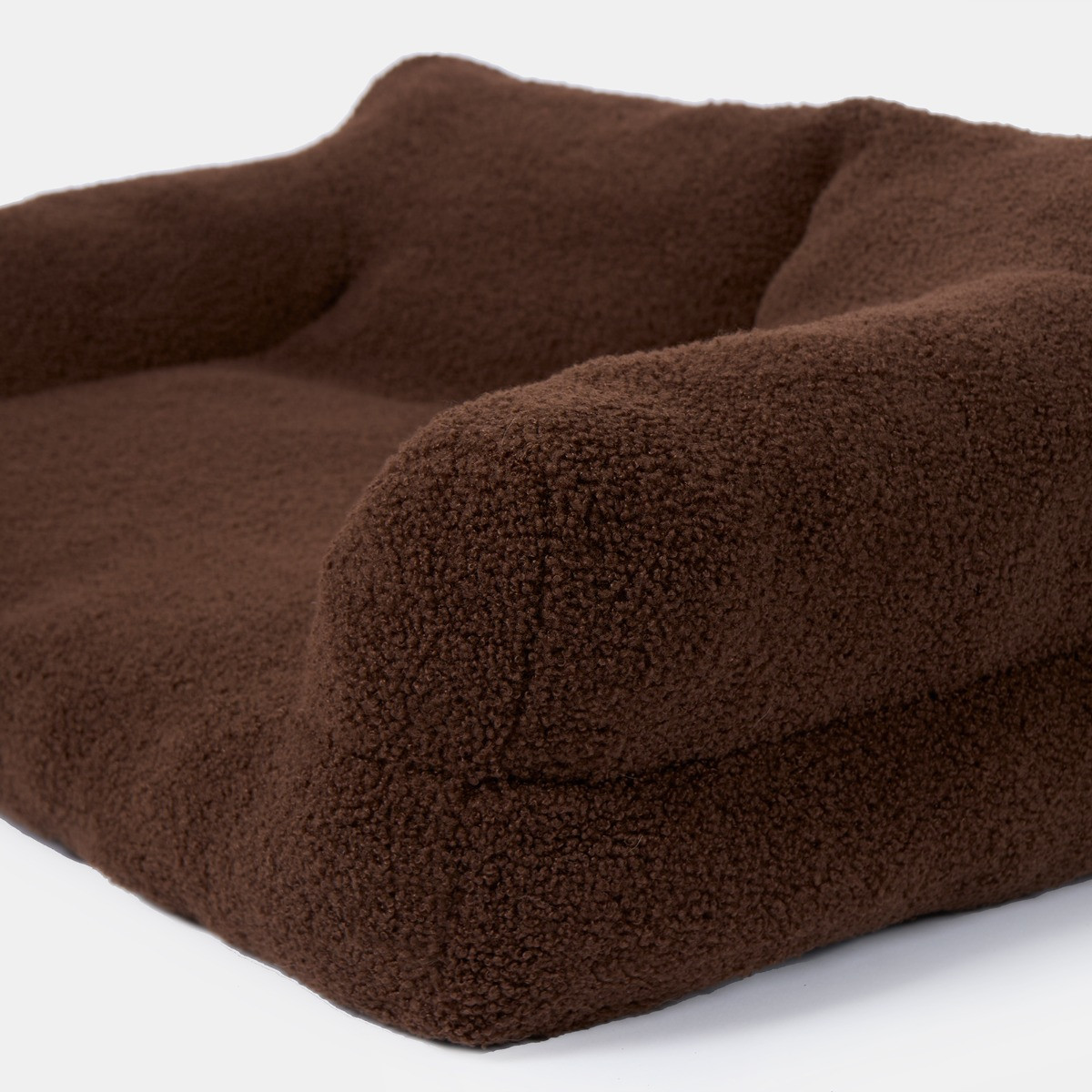 OHS Plush Pet Bed Sofa, Chocolate - Medium >