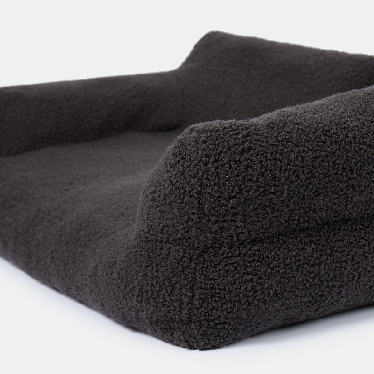 OHS Plush Pet Bed Sofa, Charcoal - Medium >