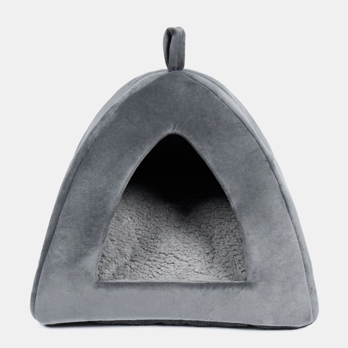 OHS Small Pet Igloo Bed - Grey>