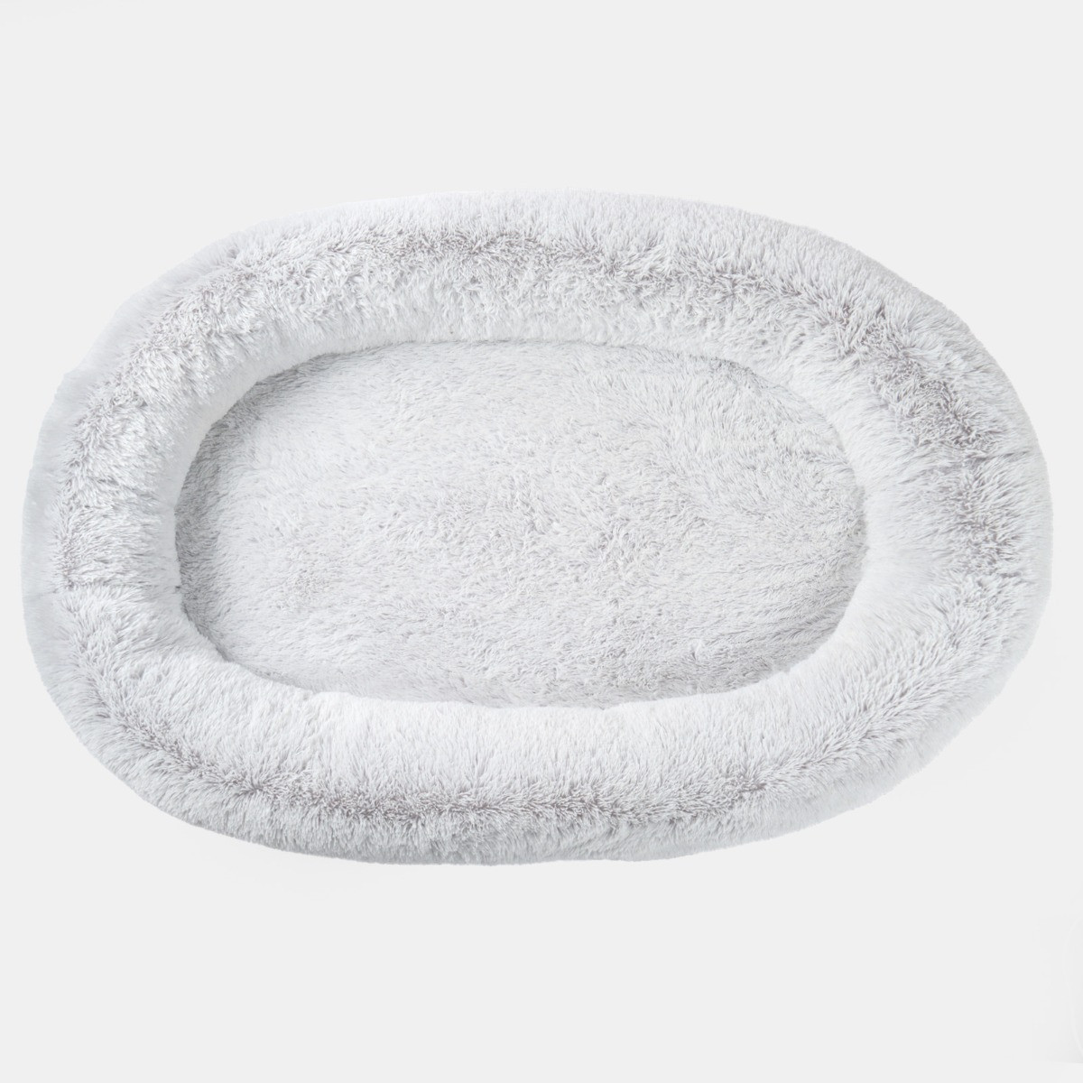 OHS Fluffy Human Size Pet Bed - Grey Marl>