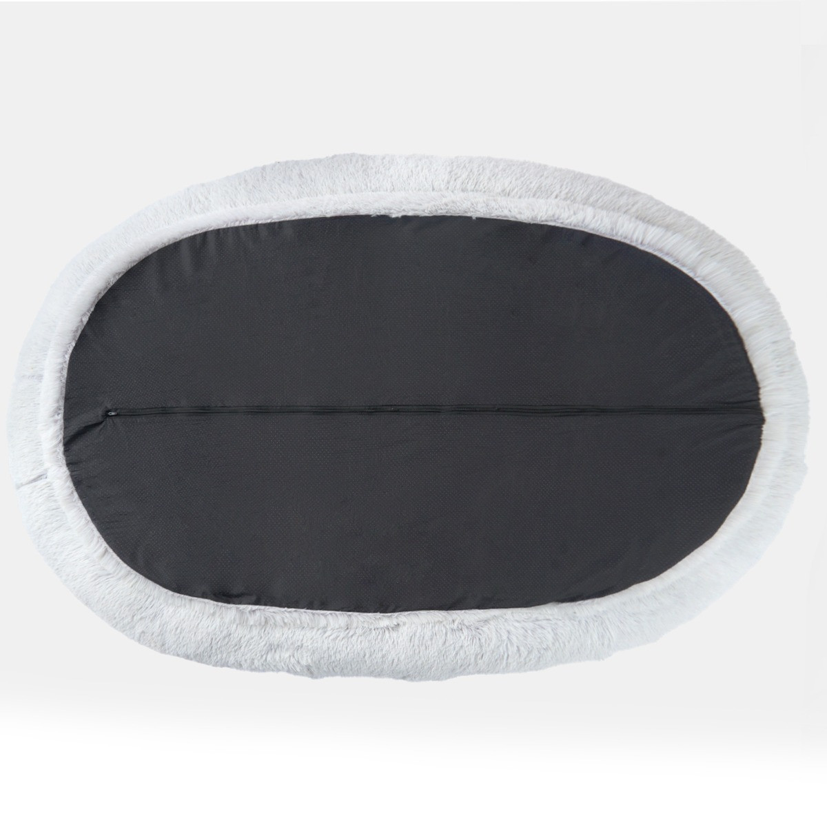 OHS Fluffy Human Size Pet Bed - Grey Marl>