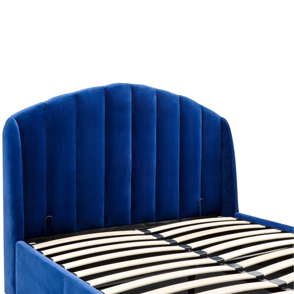 Pettine End Lift Ottoman Storage Bed, 4ft 6 Double - Royal Blue>