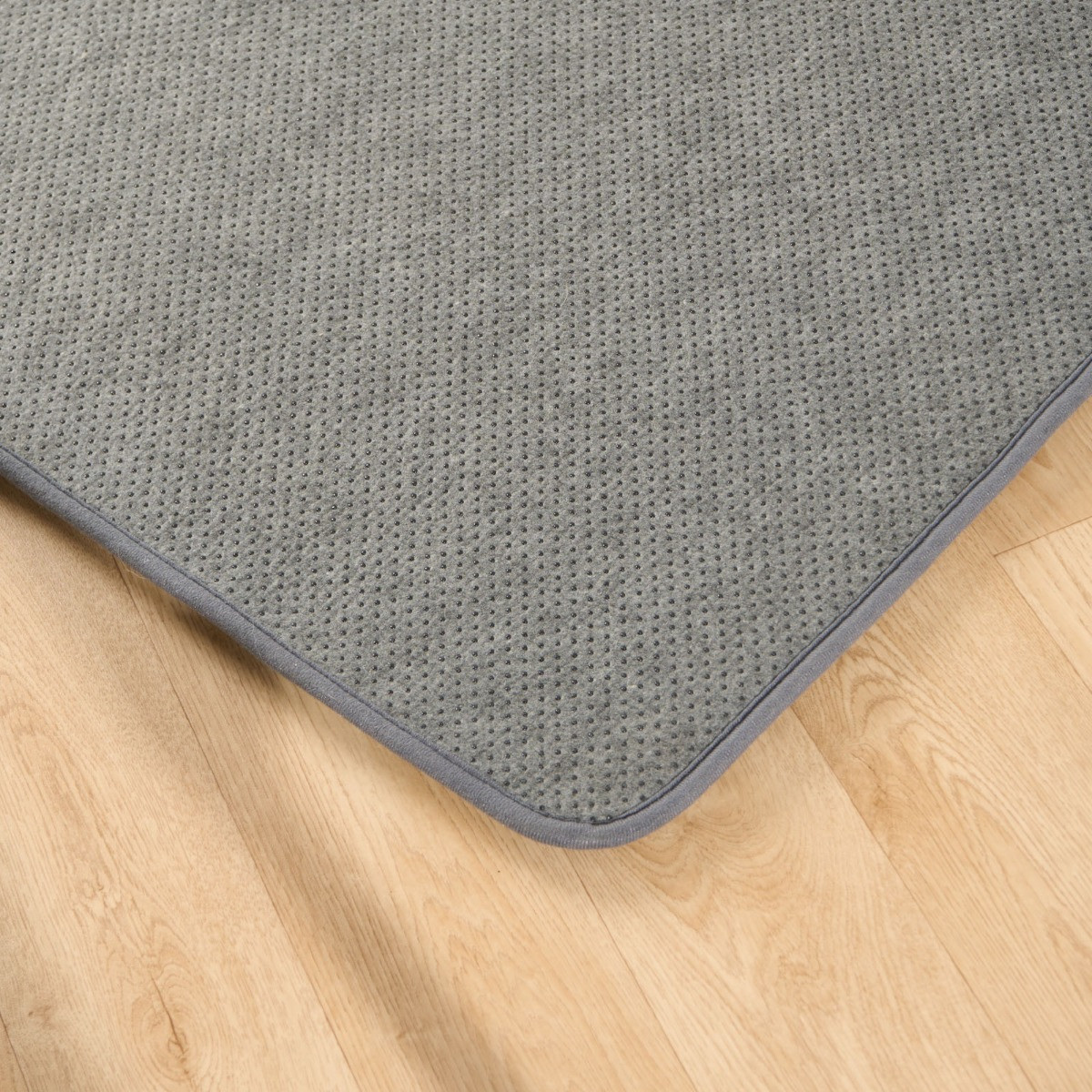 OHS Supersoft Plush Rug - Charcoal>