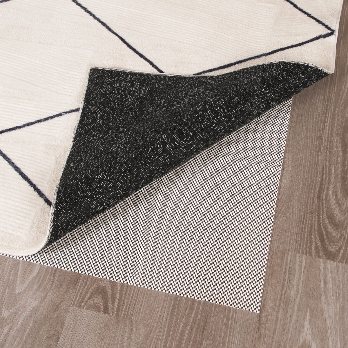 OHS Anti-Slip Rug Mat, Neutral - 150 x 220cm>