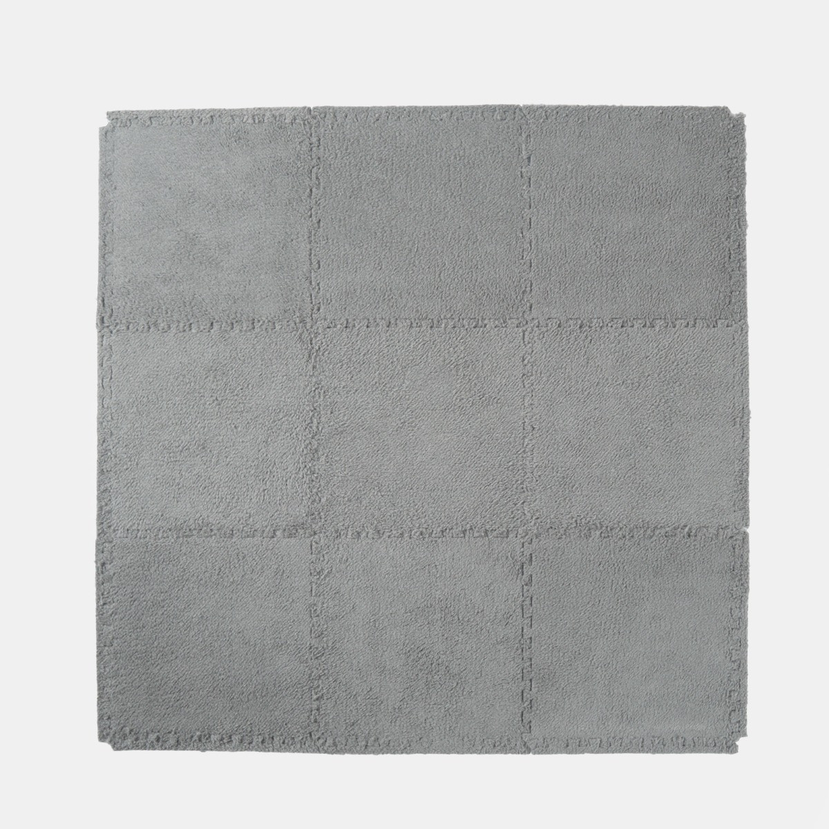 OHS 9 Piece Interlocking Teddy Tiles - Grey>