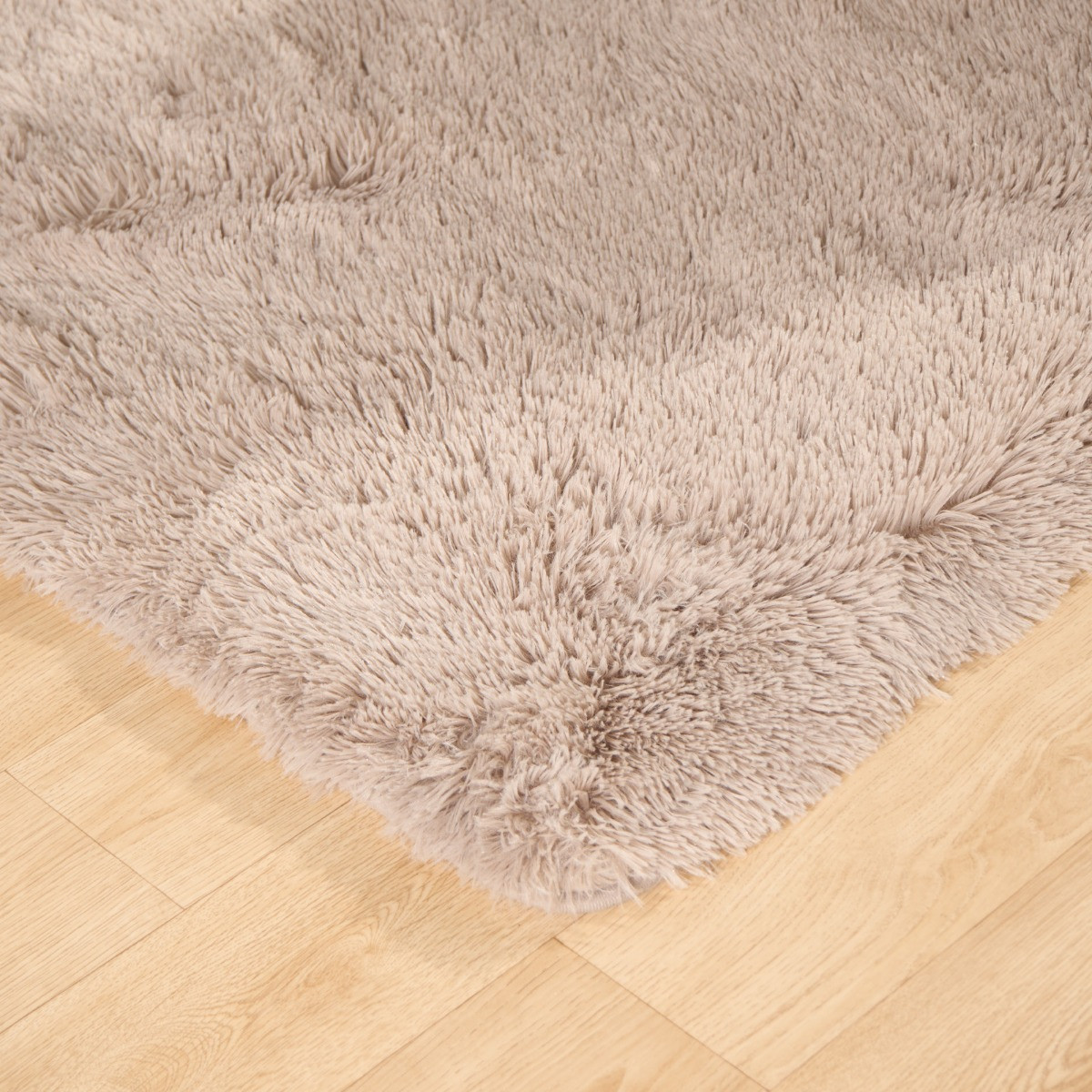 Sienna Fluffy Rug - Natural>