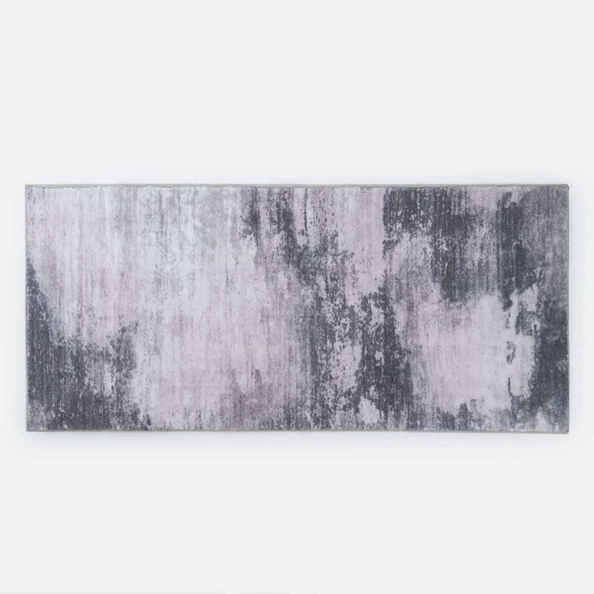 OHS Abstract Flat Rug Runner - Grey>