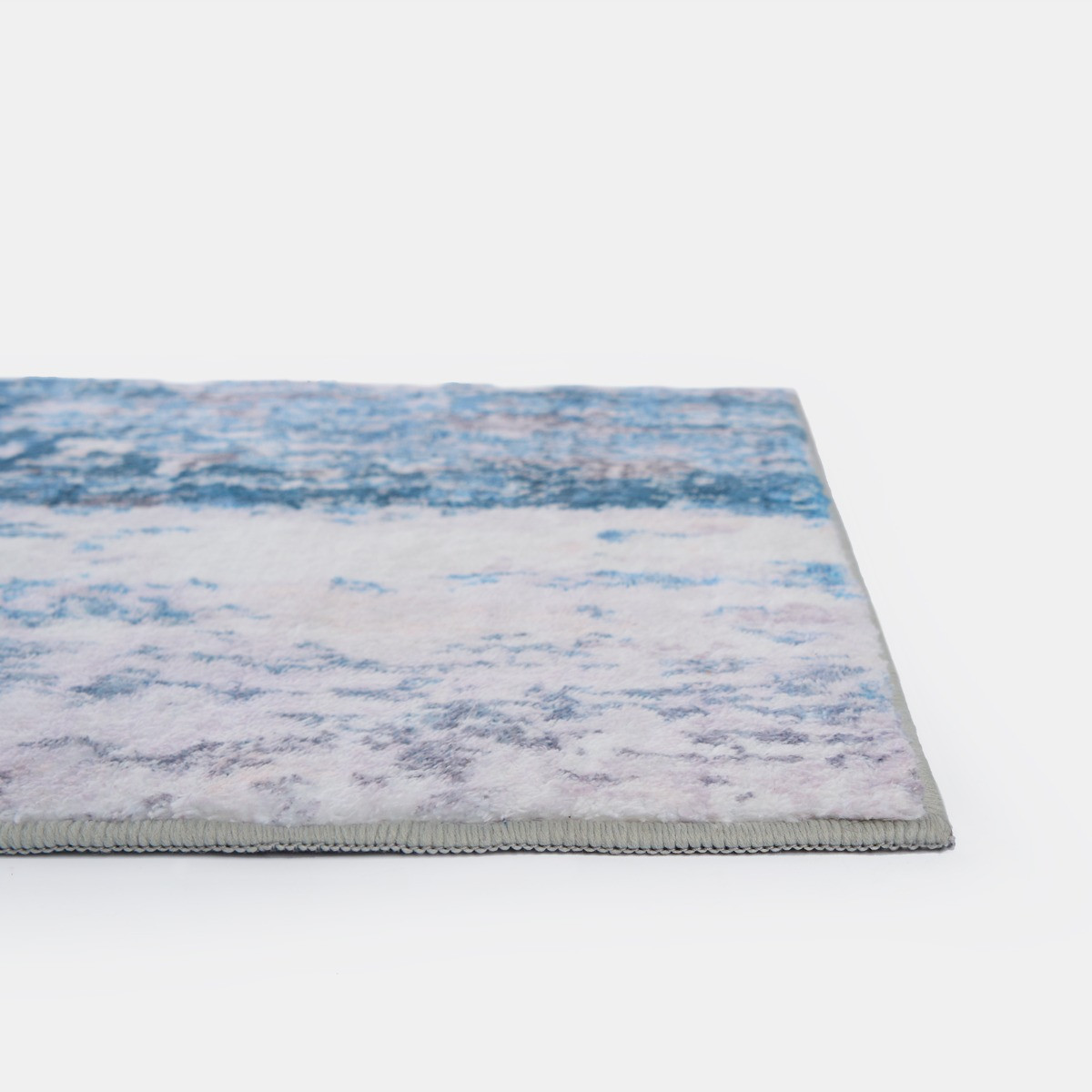 OHS Abstract Flat Rug Runner - Blue>