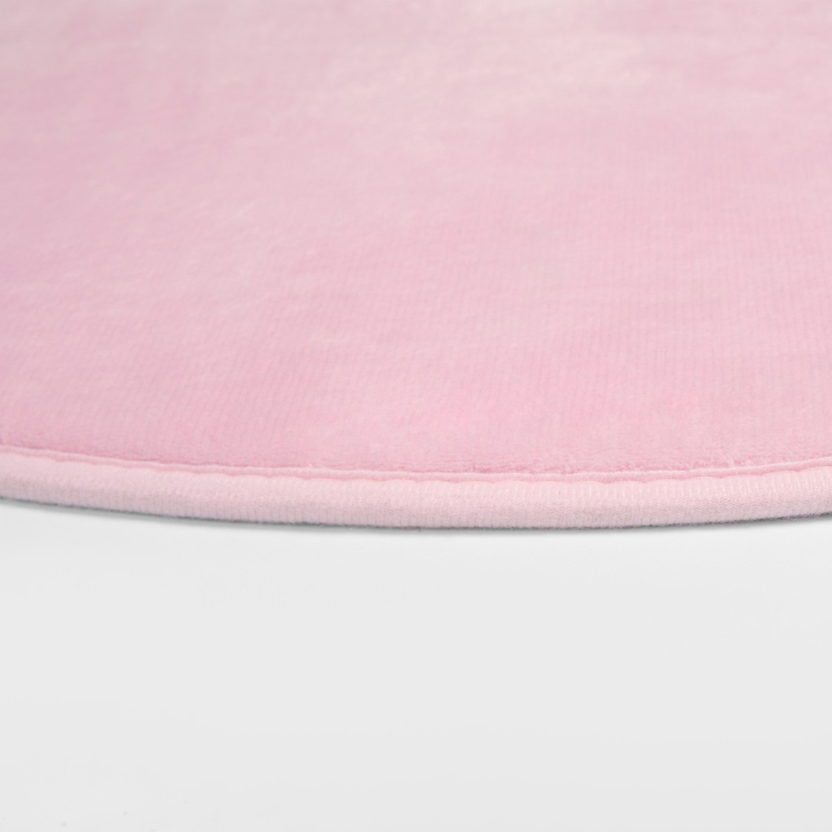 OHS Supersoft Round Rug - Pink >