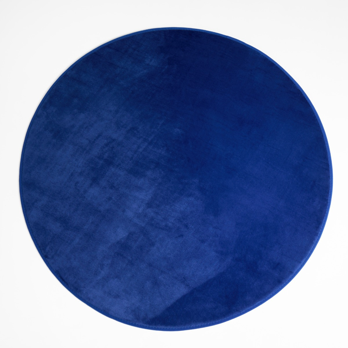 OHS Supersoft Round Rug - Blue>