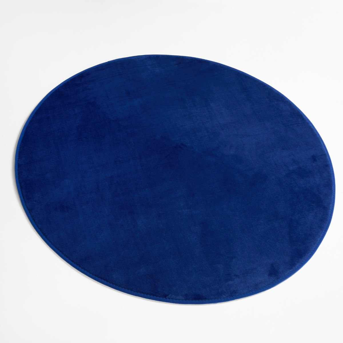 OHS Supersoft Round Rug - Blue>