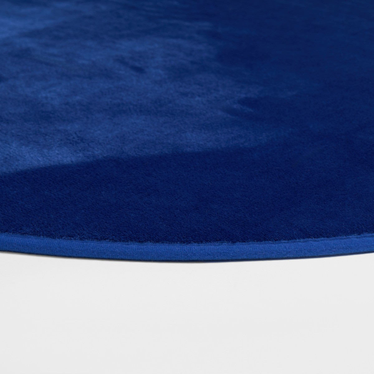 OHS Supersoft Round Rug - Blue>