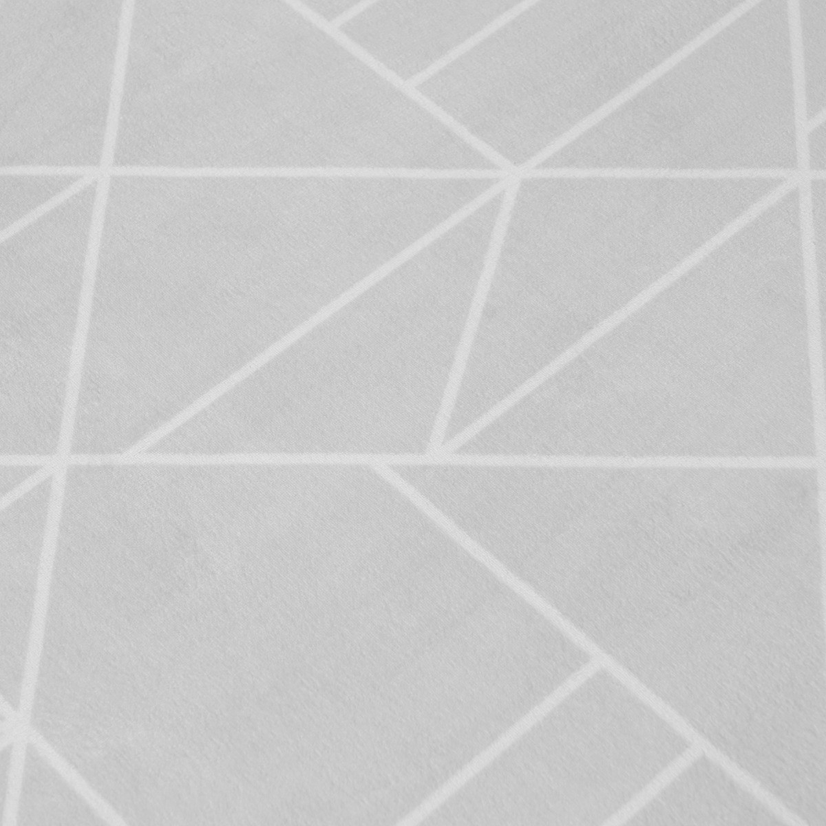 OHS Mason Geometric Printed Rug - Grey>
