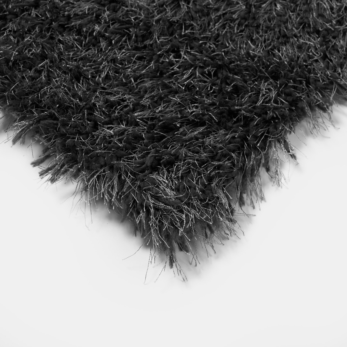 Sienna Shaggy Rug Runner, Charcoal - 60 x 150cm>