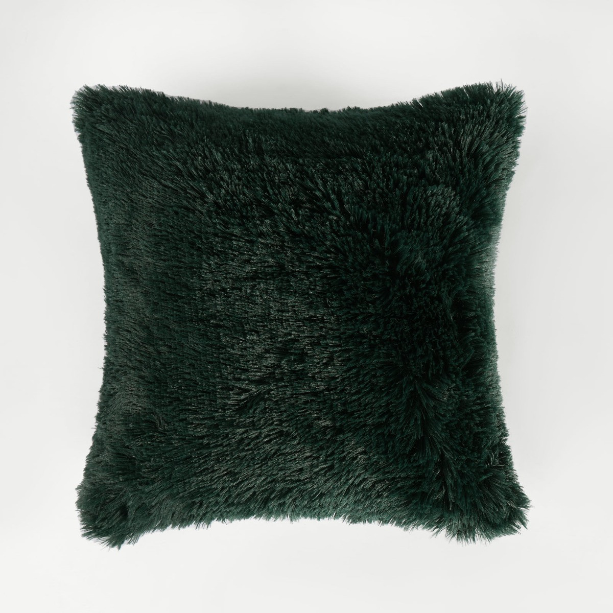 Green fluffy cushions sale