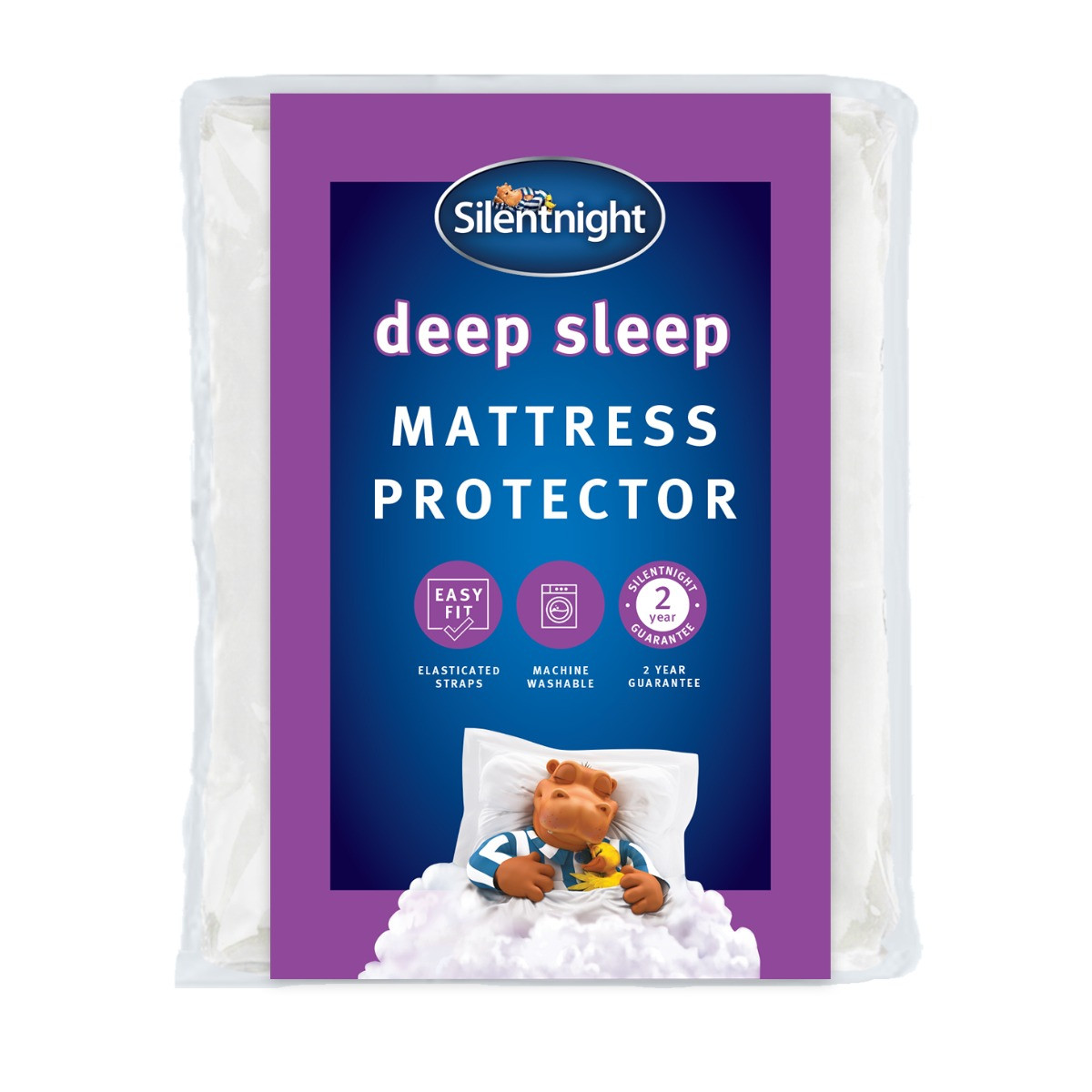 Silentnight Deep Sleep Mattress Protector - White>
