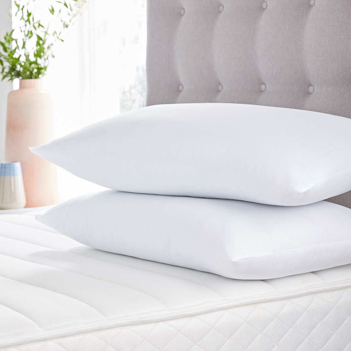 Silentnight Ultrabounce Pillow, White - 2 Pack>