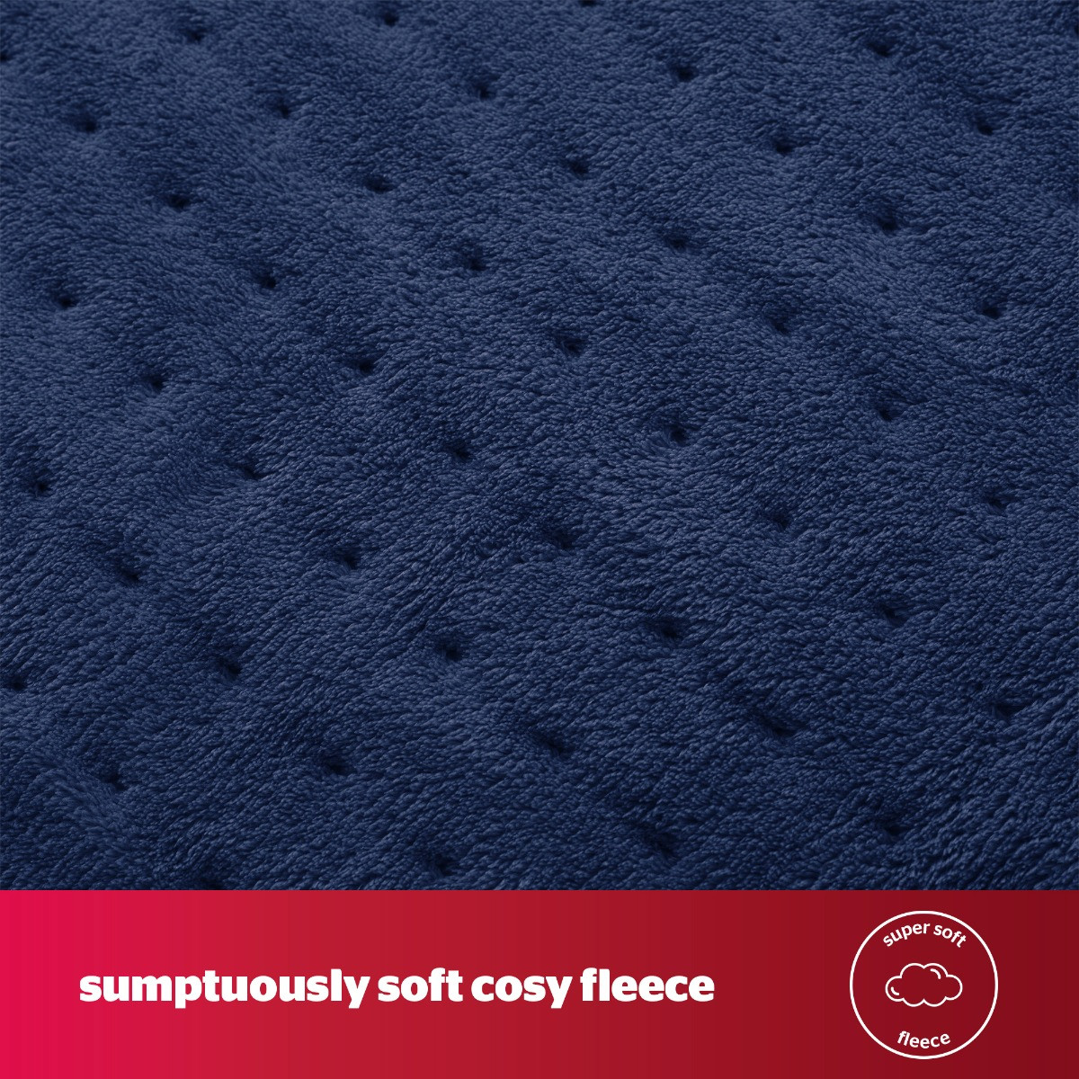 Silentnight Heated Throw - Navy>